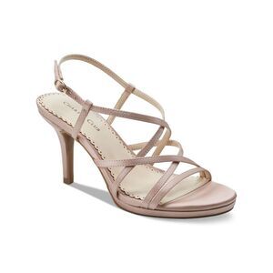 CHARTER CLUB Womens Pink Merlot Almond Toe Stiletto Slingback Sandal 8 M